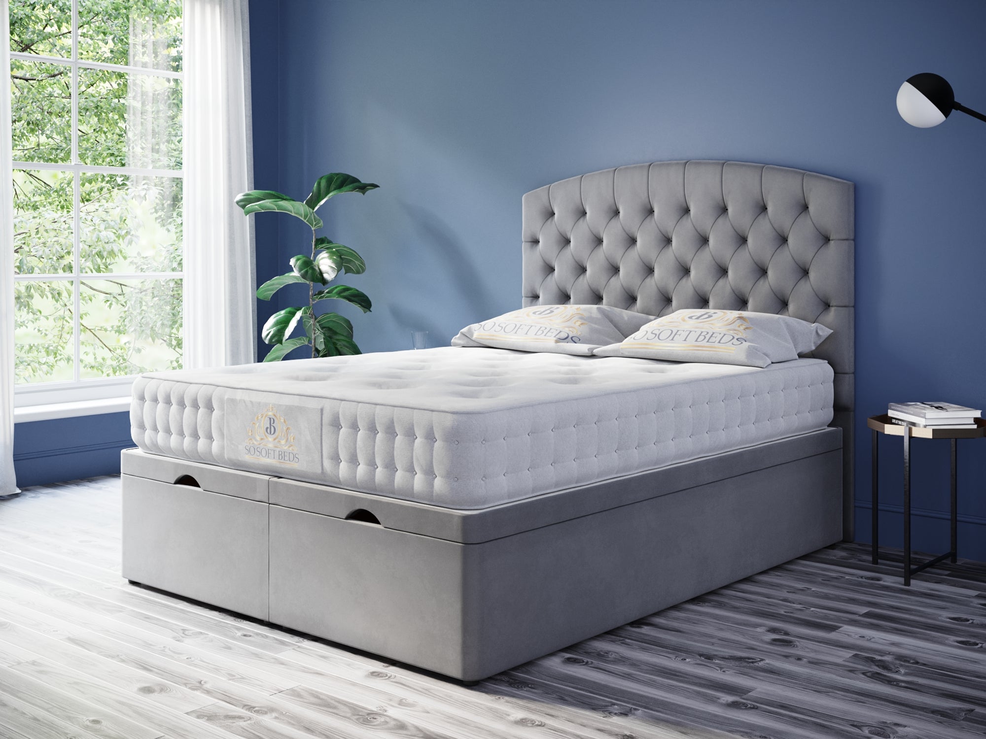Safina Chesterfield Ottoman Bed
