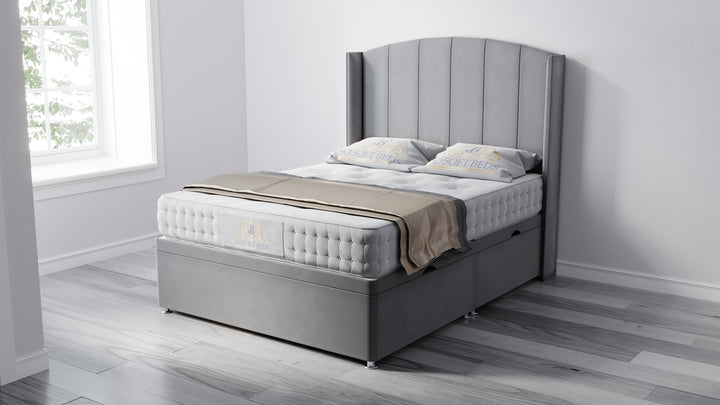 Deacon Wingback Ottoman Bed