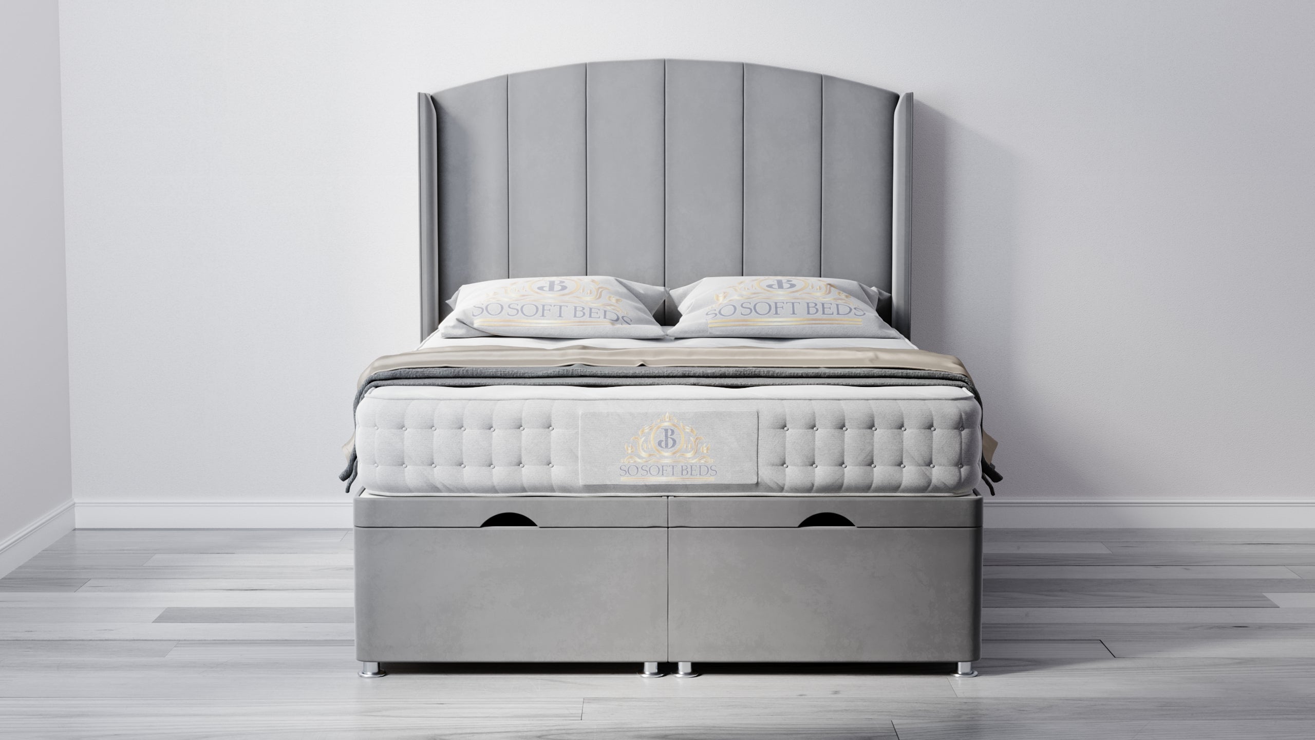Deacon Wingback Ottoman Bed