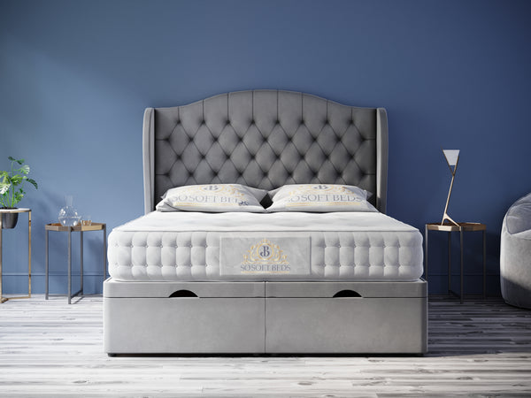 Wingback Majestic Ottoman Bed - Ottoman Beds 