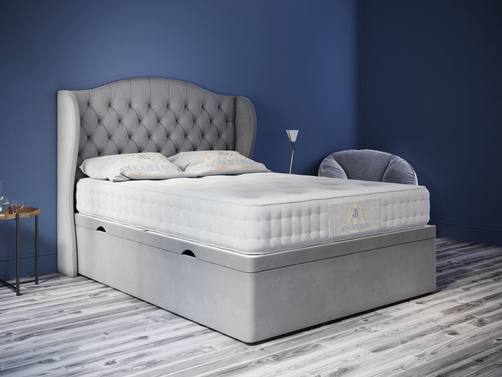 Wingback Majestic Ottoman Bed