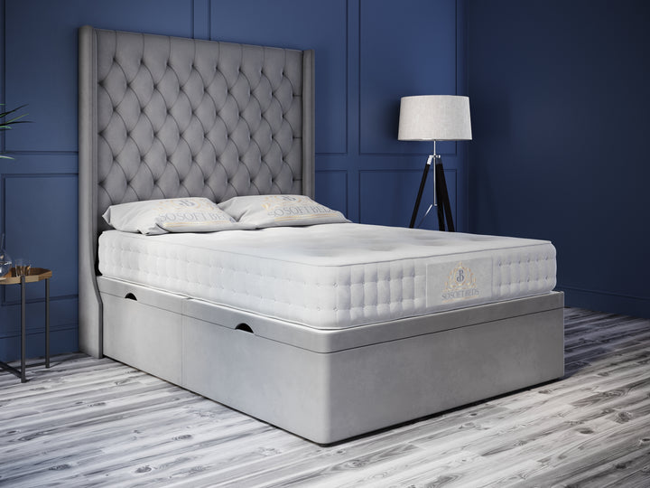 Wingback Ottoman Bed Chesterfield Oxford