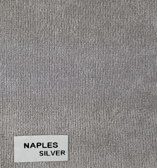 Premium Naples Silver - Ottoman Beds 