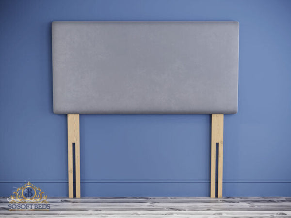 26" Plain Headboard with legs & bolts-Ottoman Beds