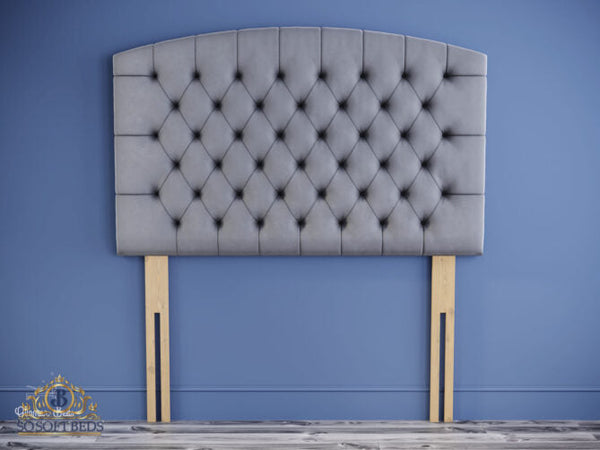 30inch Safina Chesterfield Headboard with legs & bolts-Ottoman Beds
