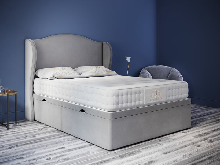 Wingback Safina Plain - Ottoman Beds 