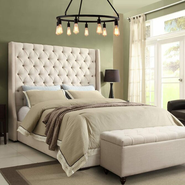 Tall Oxford Ottoman Bed