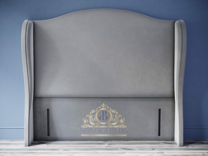 Majestic Ottoman Bed Wingback Headboard With Optional Mattress