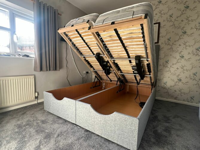 Heavy Duty Ottoman Electric Adjustable Bed
