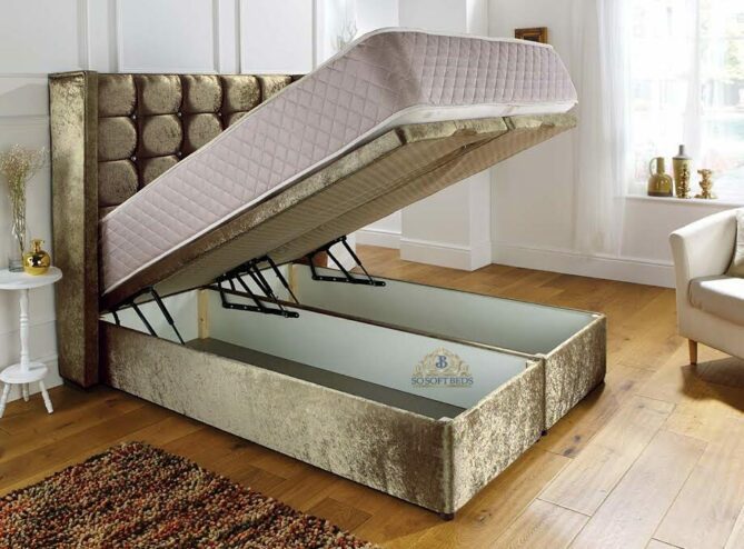 Bed Options for Interior Designers - Custom Fabric Upholstery-Ottoman Beds