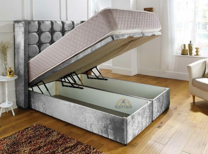 Bed Options for Interior Designers - Custom Fabric Upholstery-Ottoman Beds