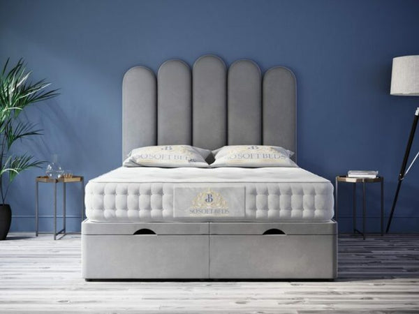 Sweet Dreams Ottoman Bed Panel Headboard With Optional Mattress - Ottoman Beds 