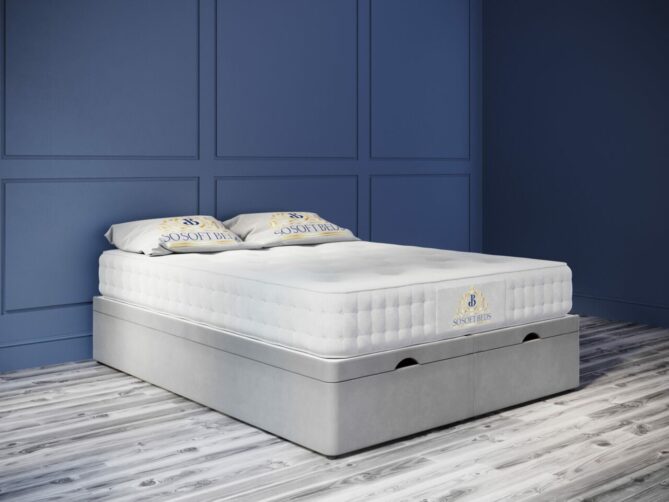 Tall Oxford Ottoman Bed