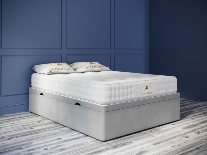 Tall Oxford Ottoman Bed