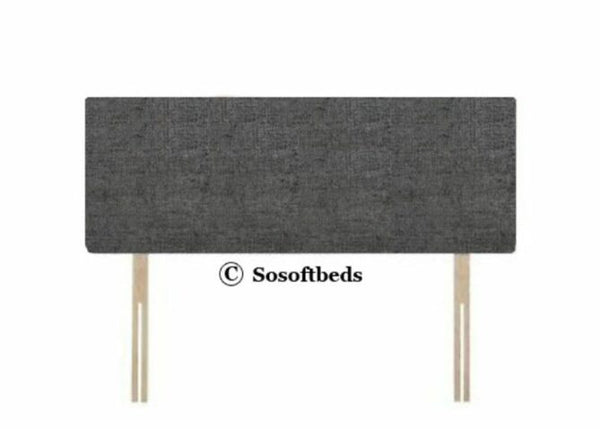 20" Plain Headboard with legs & bolts-Ottoman Beds