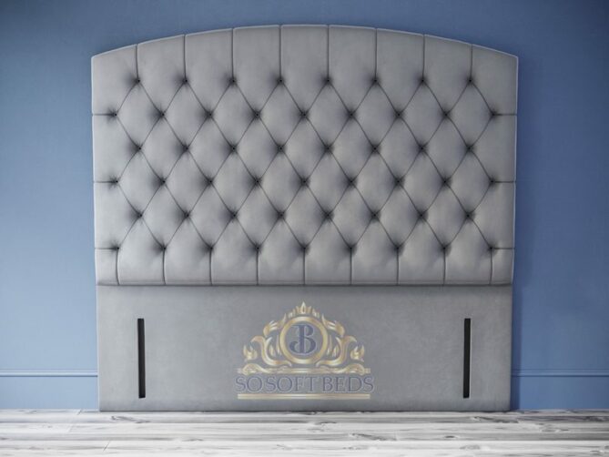 Safina Chesterfield Ottoman Bed Headboard With Optional Mattress