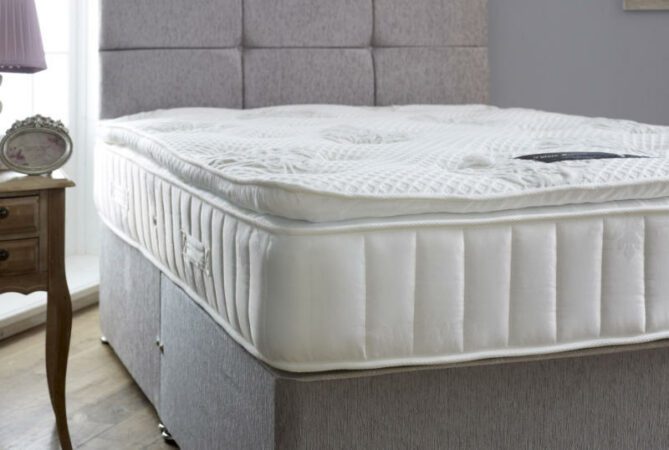 Visco Cloud Pillow Top Range Premium 1000 - 3000 Pocket Spring Mattress - Ottoman Beds 