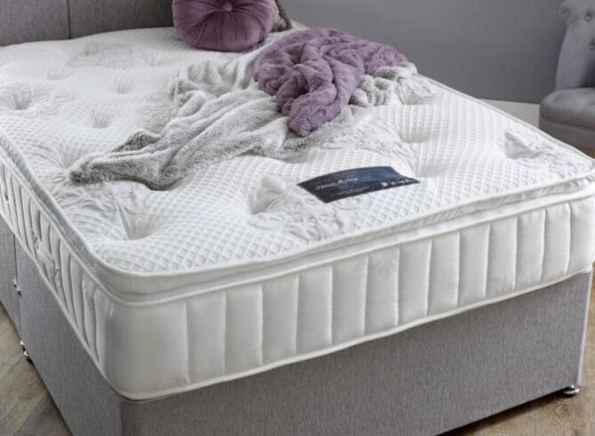 Latex Cloud Pillow Top Range Premium 1000 - 3000 Pocket Spring Mattress - Ottoman Beds 