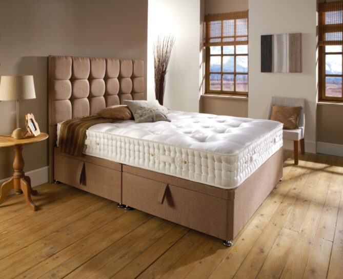 Side Opening Ottoman Bed Optional Mattress