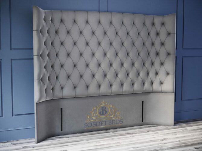 Tall Vegas Wingback Floorstanding Headboard