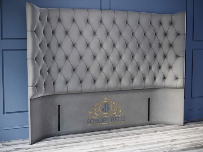 Tall Vegas Wingback Floorstanding Headboard