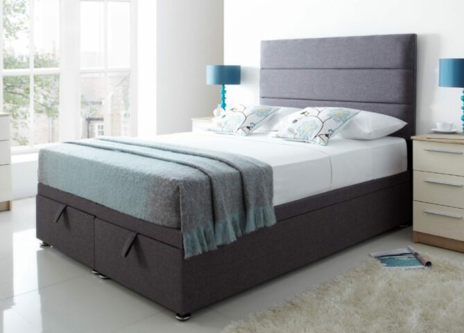 Ottoman Base with optional Headboard and Mattress - Ottoman Beds 