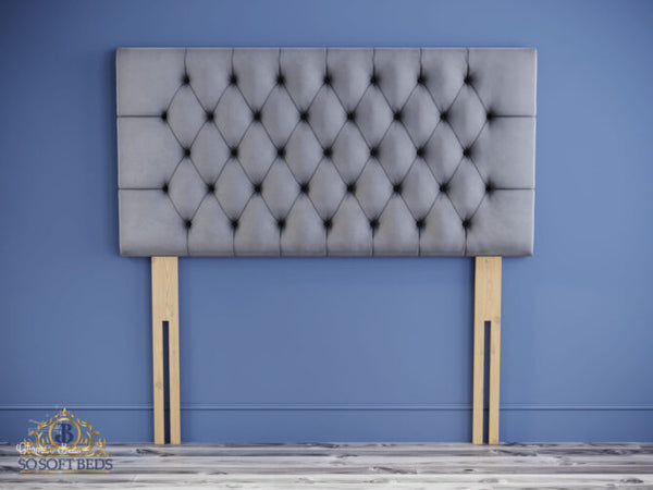 30" Chesterfield Headboard with legs & bolts-Ottoman Beds