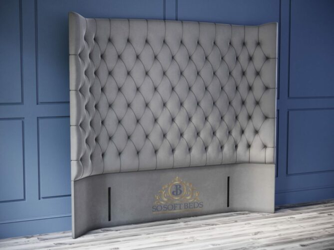 Tall Vegas Wingback Floorstanding Headboard